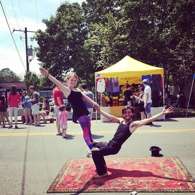 Then. Etsy Arts Fest - Thigh-stand Flag variation. 4-16-2014
