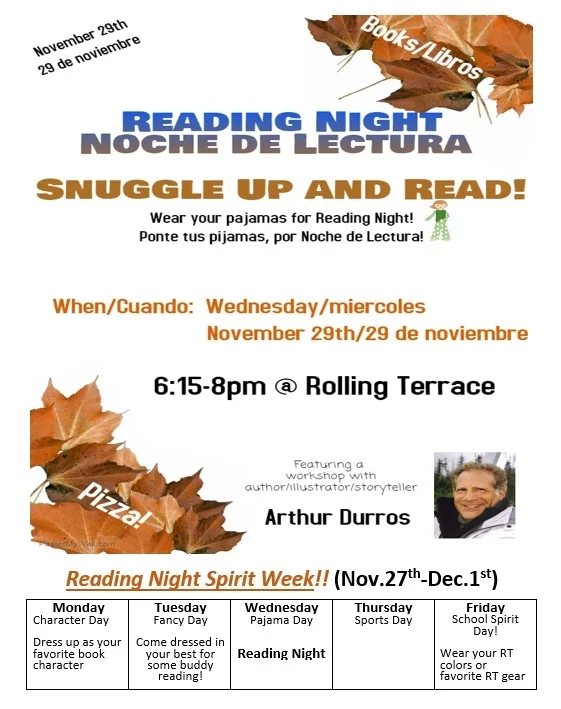 Reading Night and Spirit Week.jpg