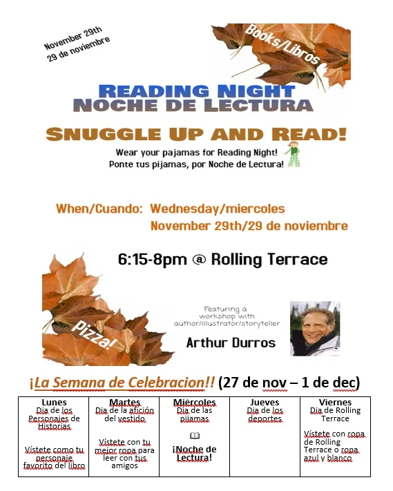 Reading Night and Spirit Week esp.jpg