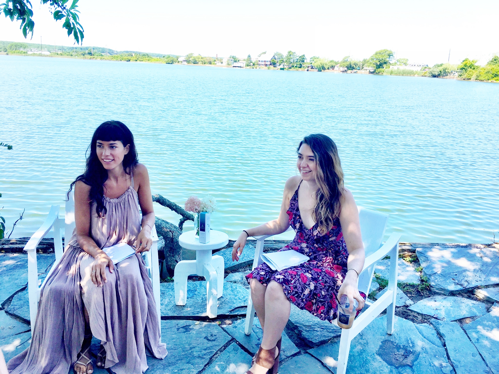 Last summer, speaking in Montauk for Skin Food Talk. How gorgeous! 