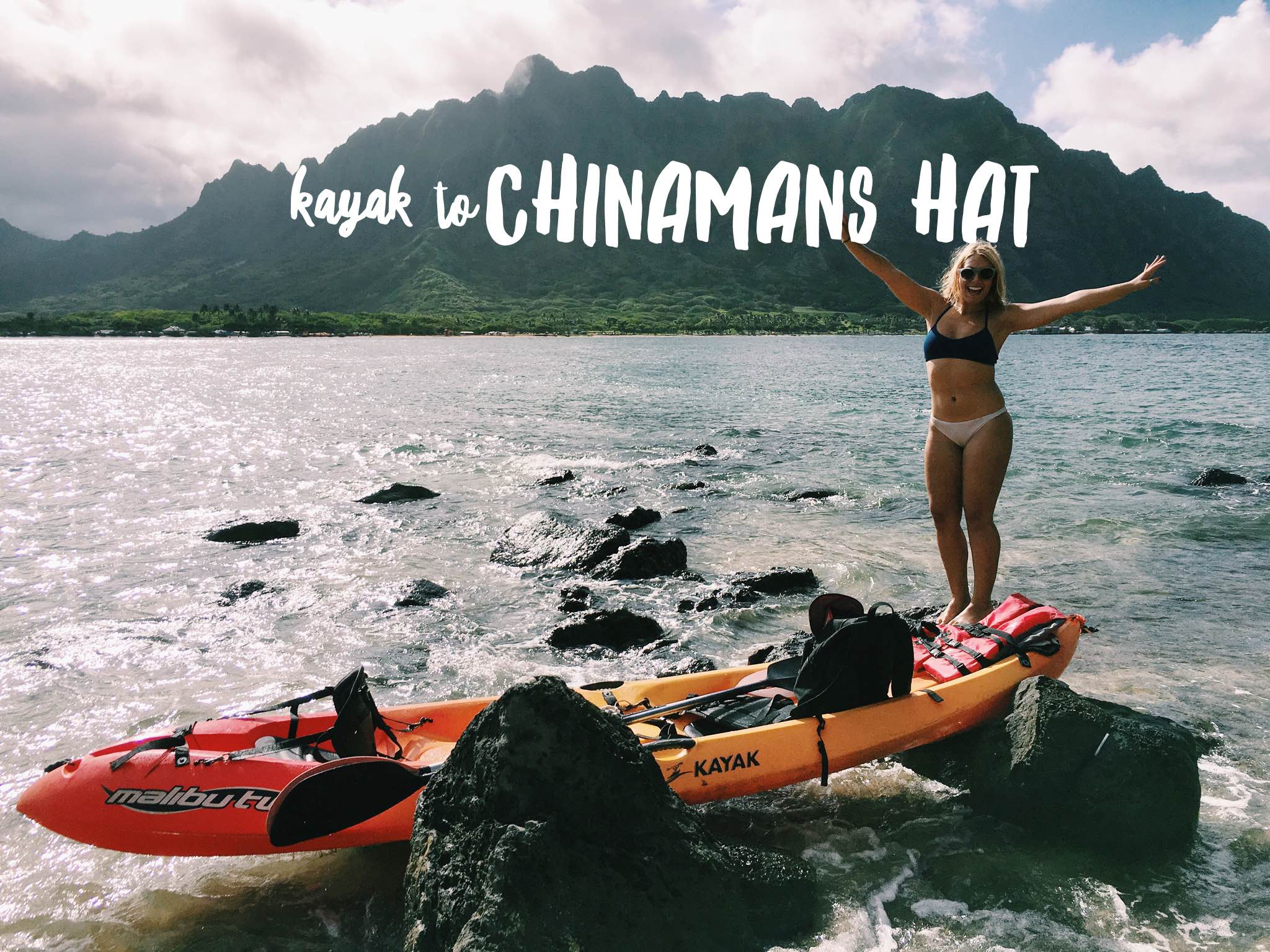 Kayak to Chinamans Hat + SaltWaterVibes