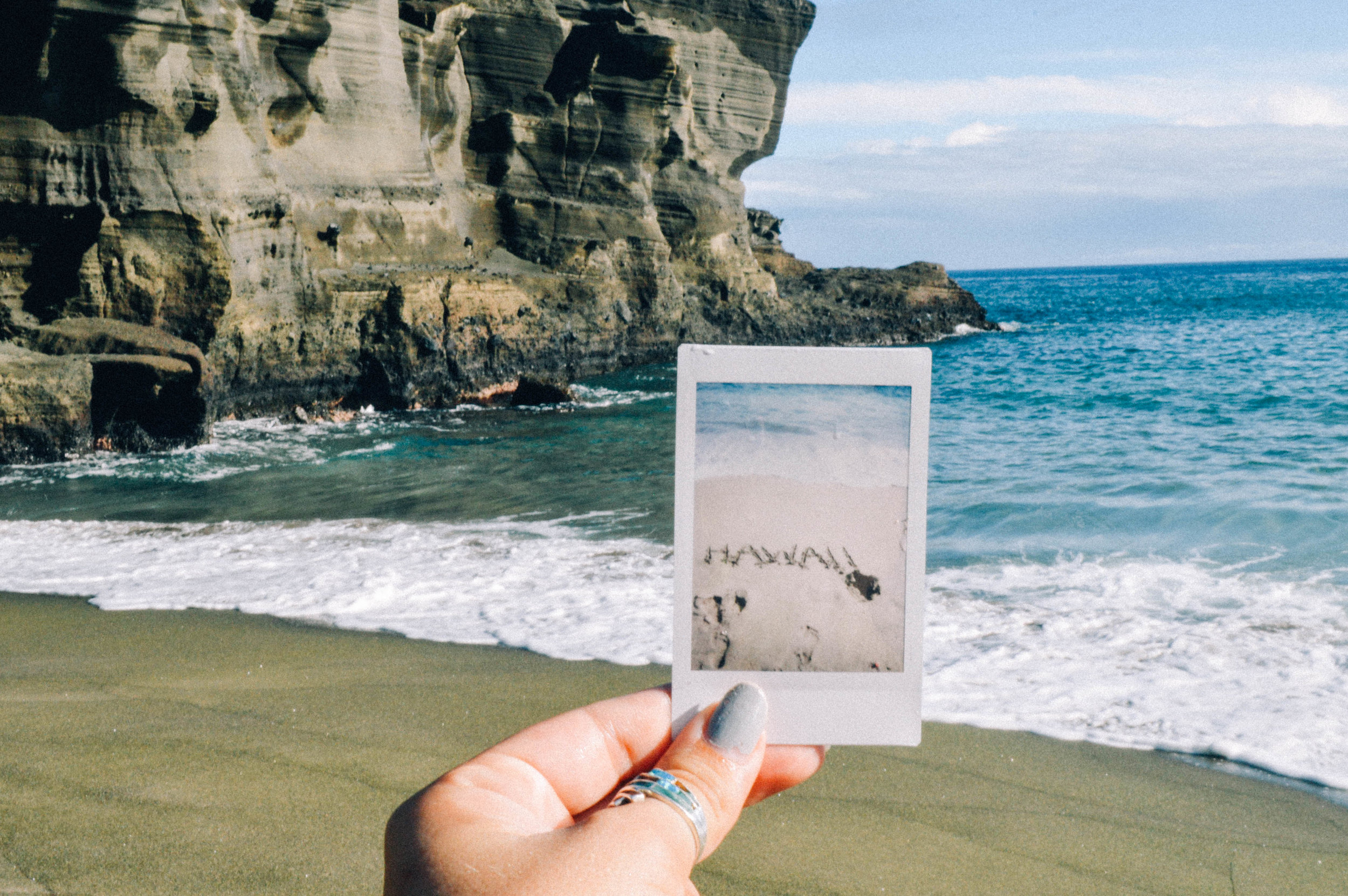 Green Sand Beach on Big Island Hawaii + SaltWaterVibes