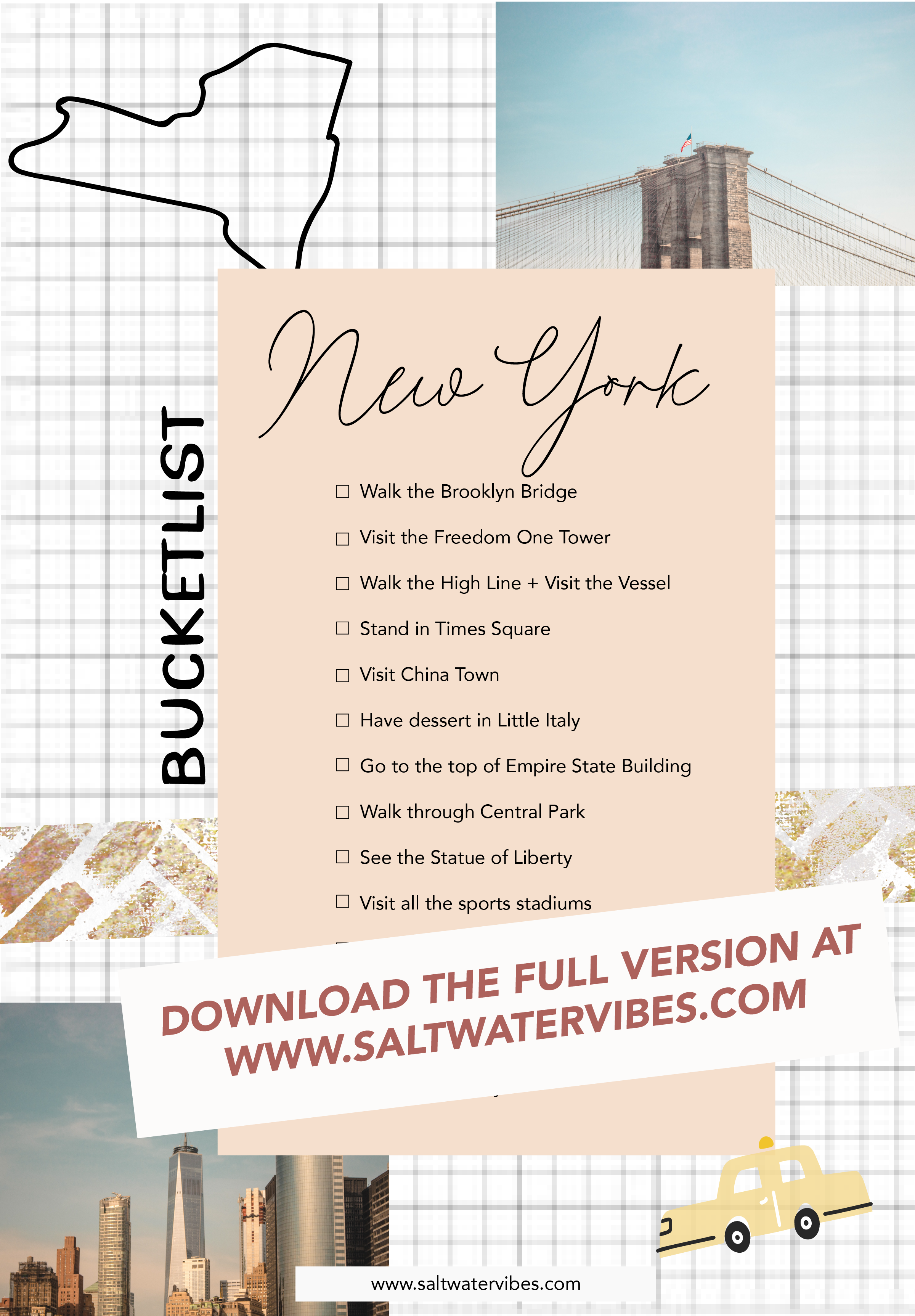10 Things You Must Do In New York City | SaltWaterVibes