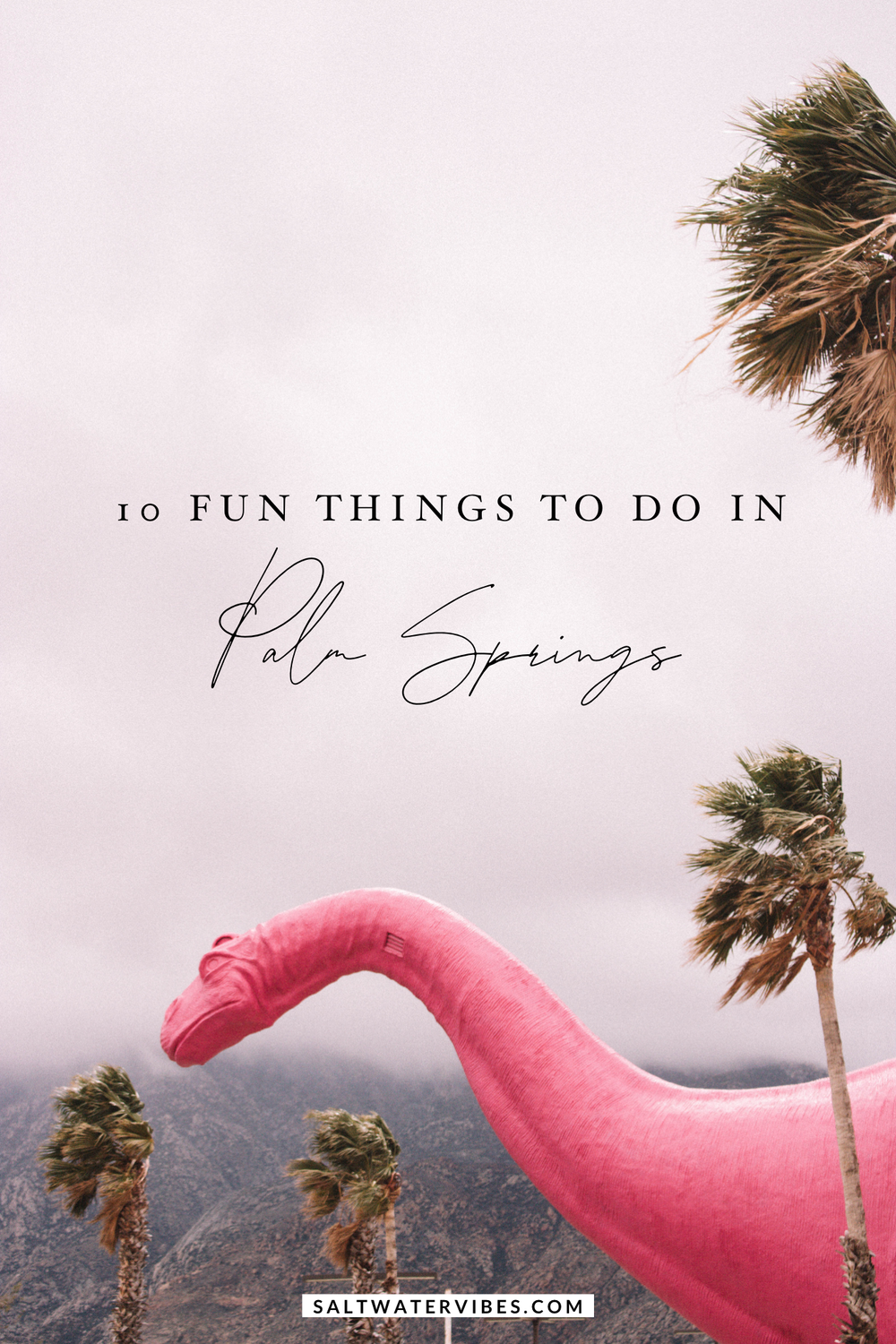 Ten Things to Do In Palm Springs California | SaltWaterVibes