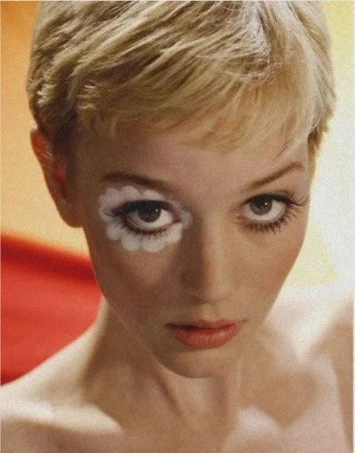 Just painting one eye was popular in the late 60s and early 70s