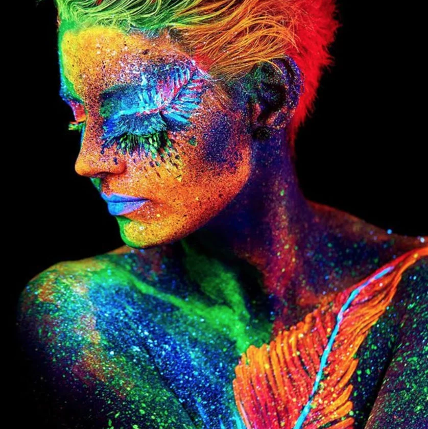 UV Glitter Face and Body Gel from Light It Up Clothing
