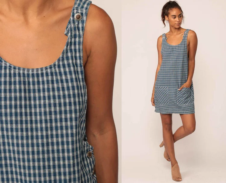 Plaid Overall Dress from Shop Exile
