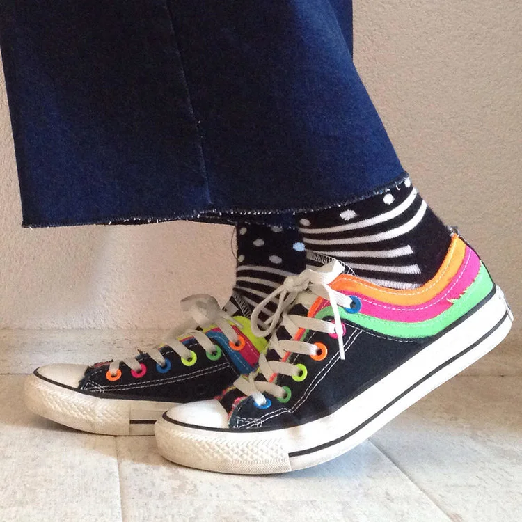 Rare Colourblock Converse Sneakers from Smize Vintage