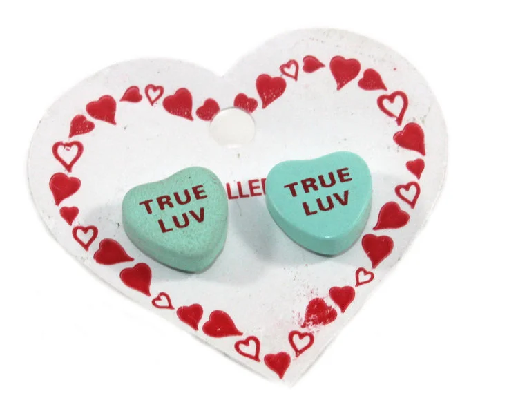 80s Vintage True Luv Earrings from White Whale Mercantile
