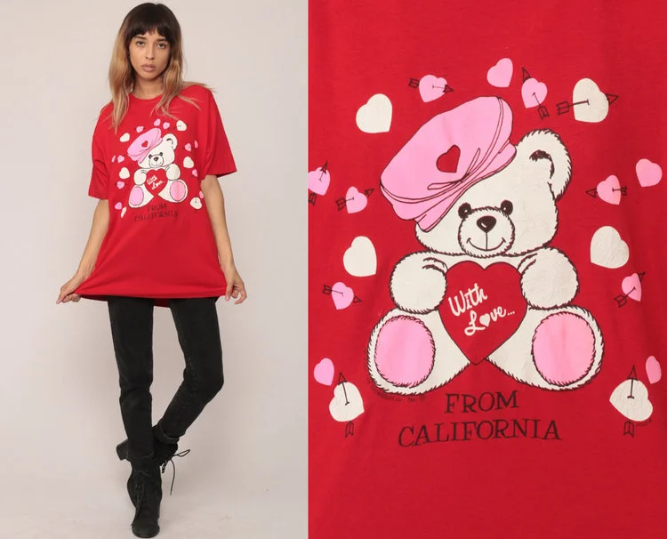 Teddy Bear with Love Tshirt from Shop Exile