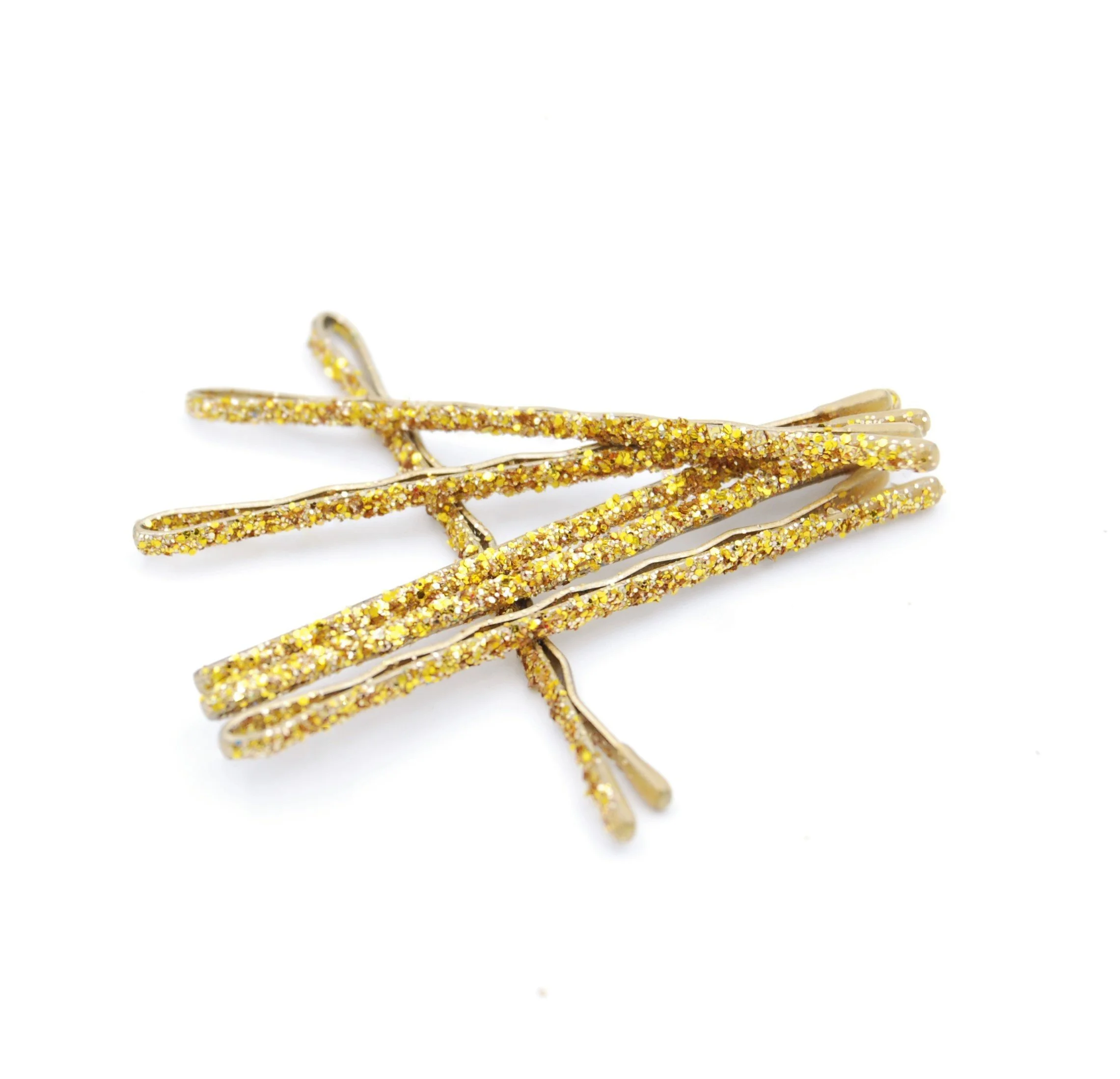 Gold Glitter Bobby Pins for something special