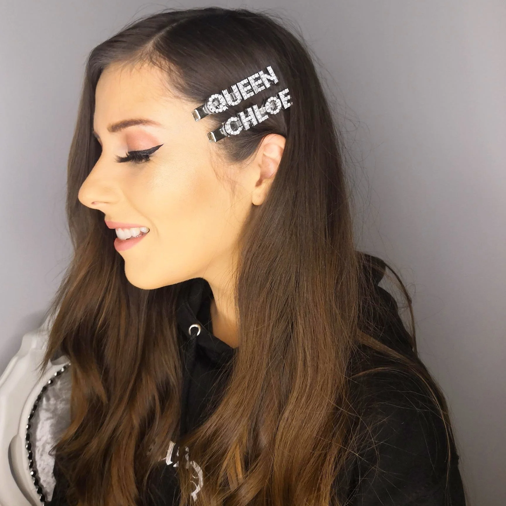 You can order whatever word you would like on this hair clip