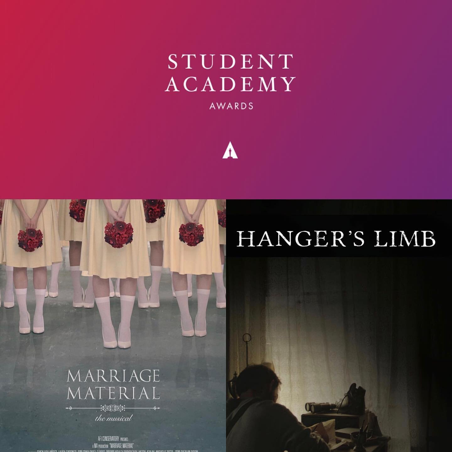 So excited to announce 2 student films I had the honor of costume designing had been selected for the semi-finals of the student academy awards! @theacademy Both are very important stories in their own right and I&rsquo;m so grateful to have worked o