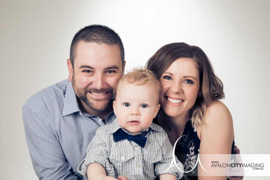 Adelaide Family photography of couple and one child 