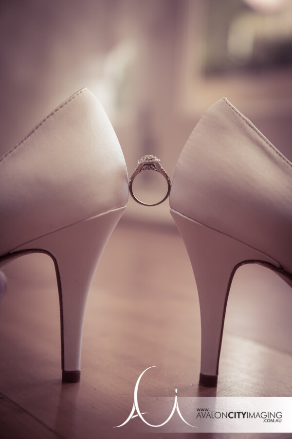 Adelaide wedding photography heels and wedding ring