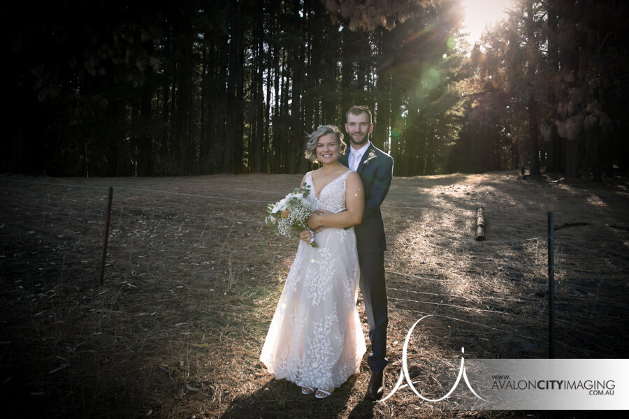 Adelaide wedding photographer captures bride and groom on thier wedding day.