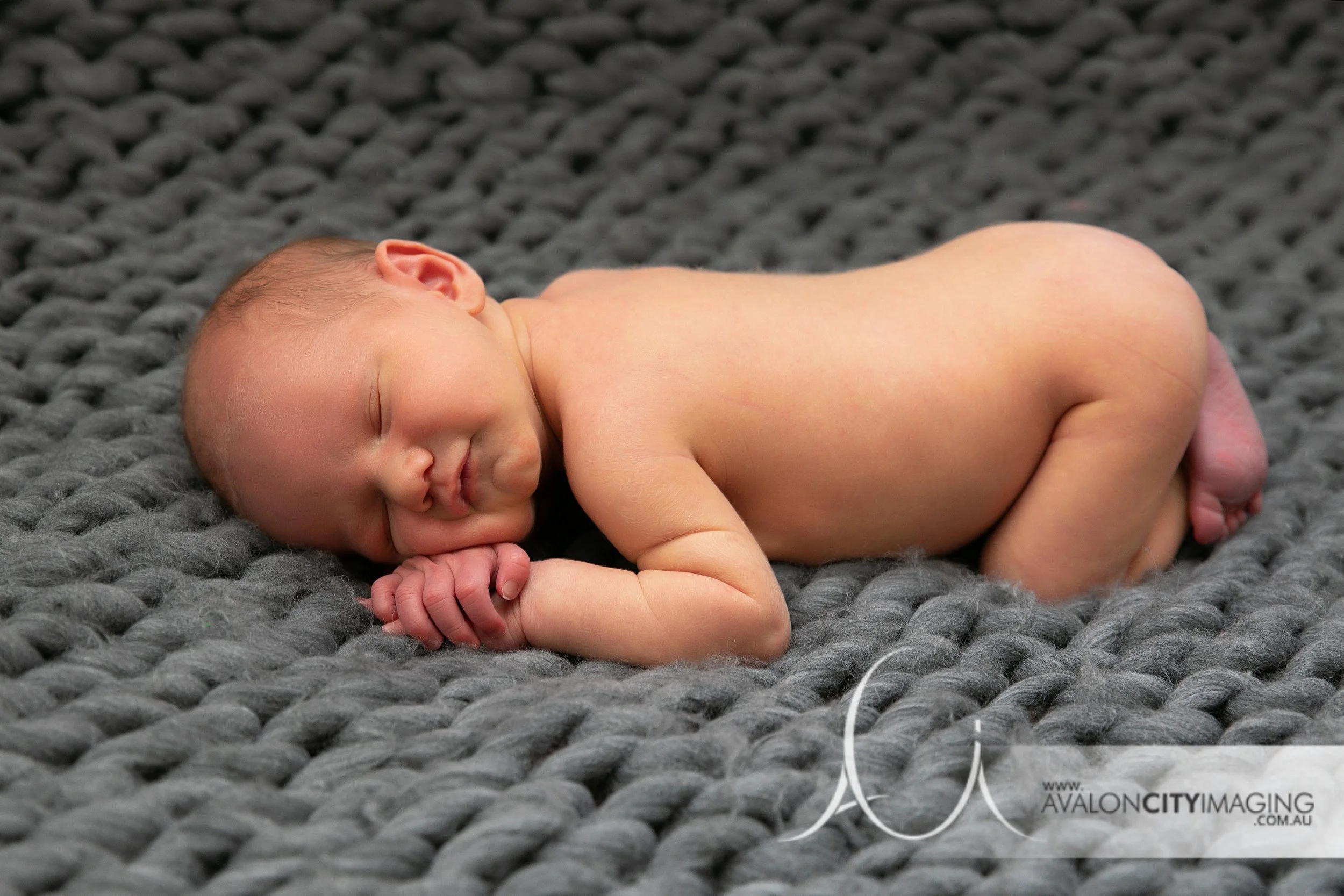 Adelaide Newborn Photography - sleeping newborn studio photography