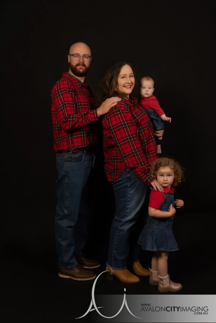 Family photography- awkward style photography posing fun studio session.jpg