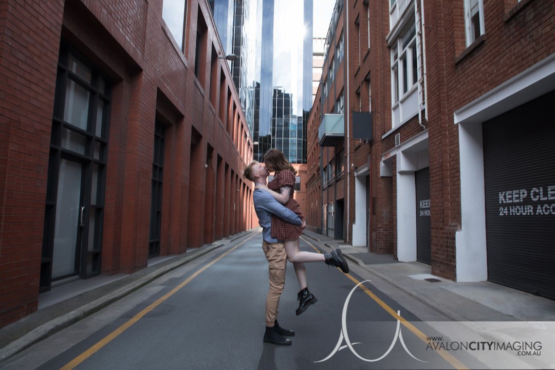 Adelaide City Engagement Photography 