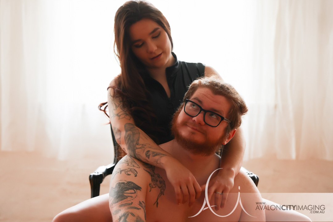 Couples Boudoir- couple sharing a gentle, connected pose.jpg