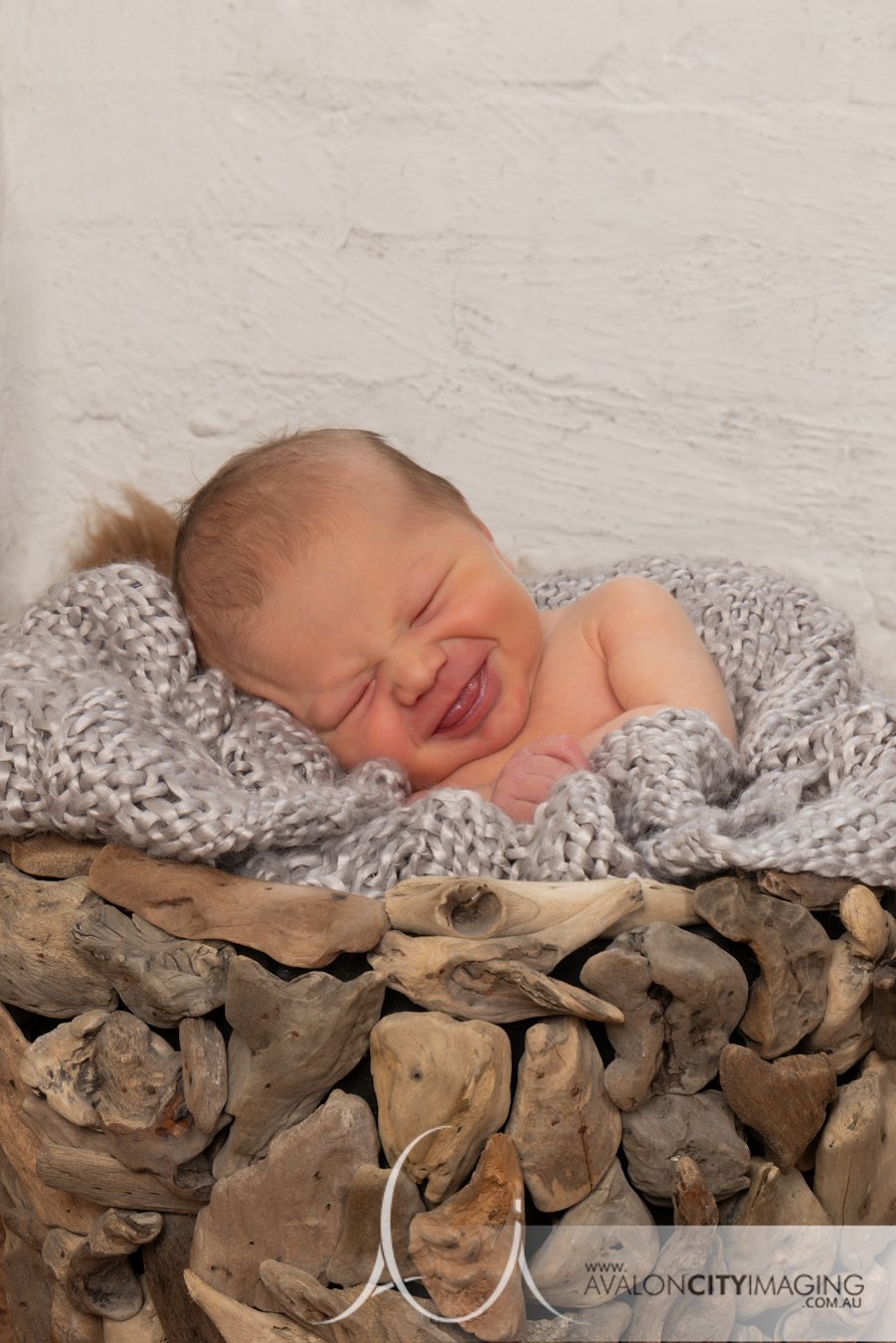 Adelaide Newborn Photography- Cute newborn smiles