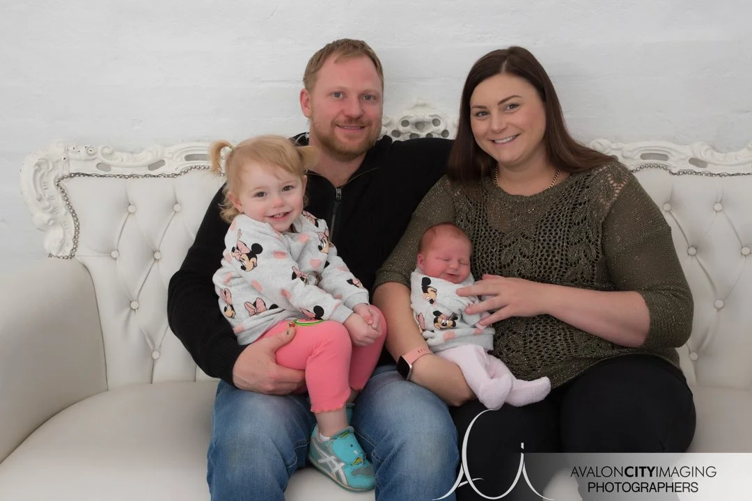 Adelaide Newborn and Family Photography - Family photography with parents and newborn