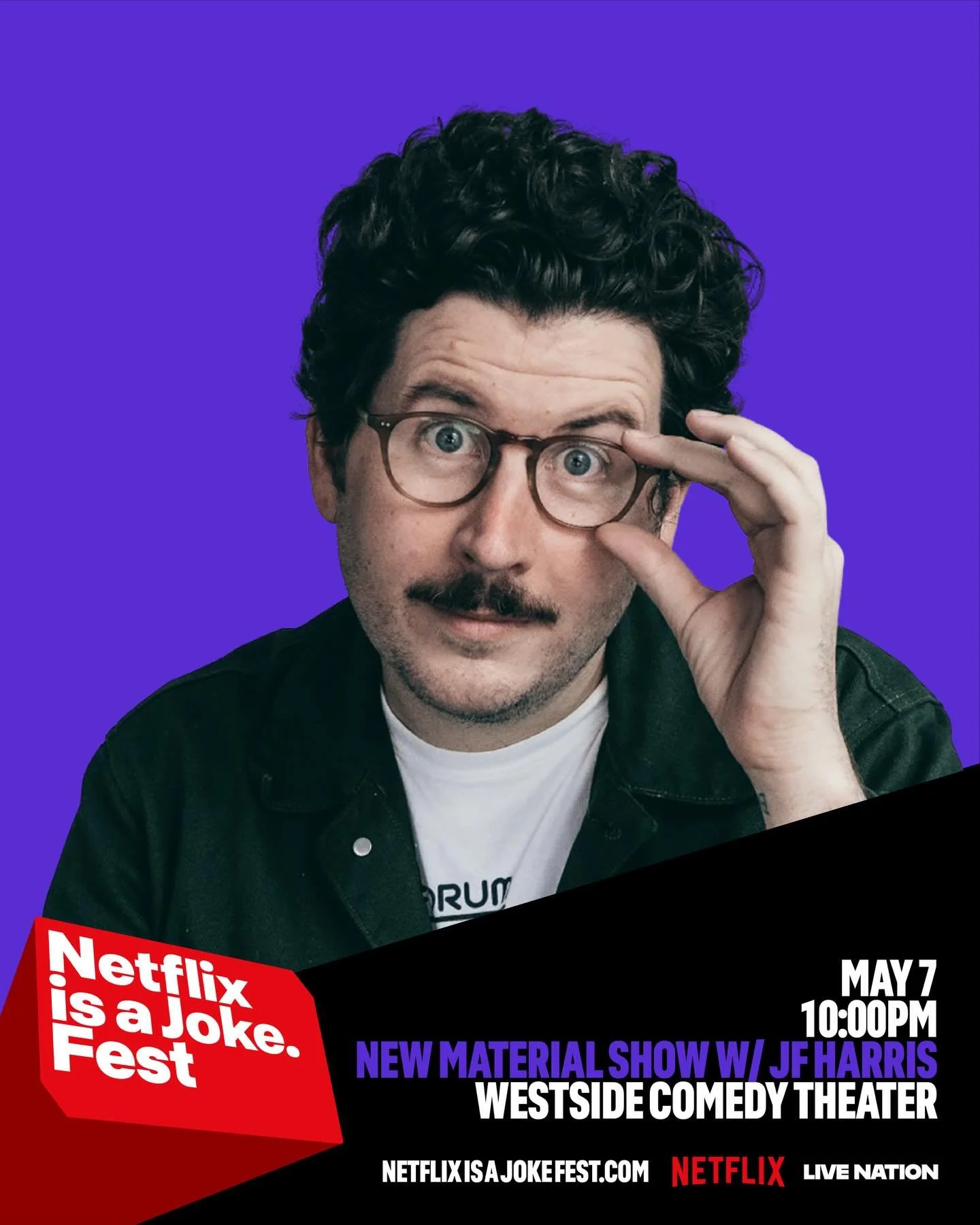 Coming back to America just to do the @netflixisajoke fest! New material comedy show is going to be gold with surprise guests and I&rsquo;ll be trying out some new WIP jokes @westsidecomedy