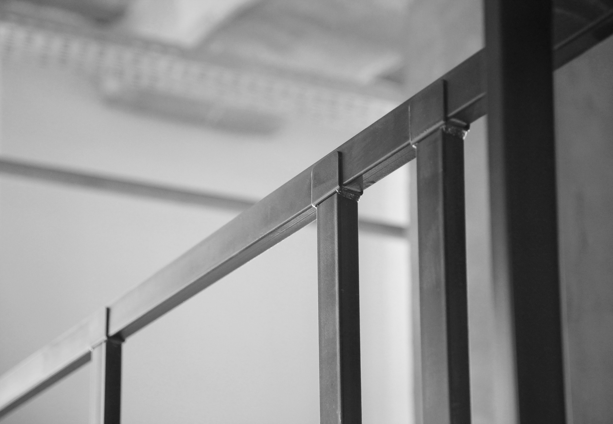 grid construction made of steel