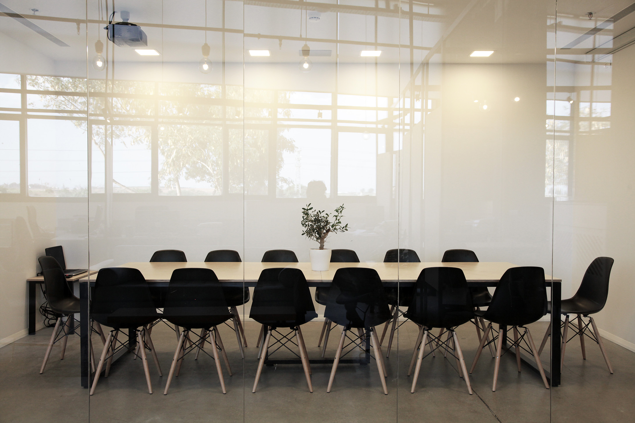 Office meeting room. Eames chairs