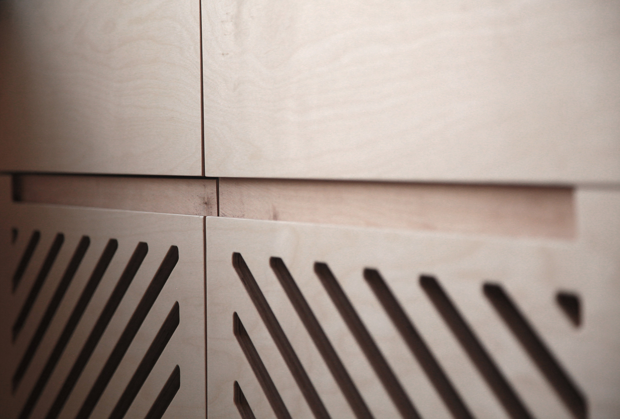 Birch wood carpentry