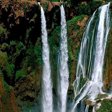 Explore the fantastic #Ouzoud #waterfalls on a marvellous day trip from #Marrakech to escape from the Heat in the #summer! #holiday #greentourism #fresh #cool #excursion #morocco