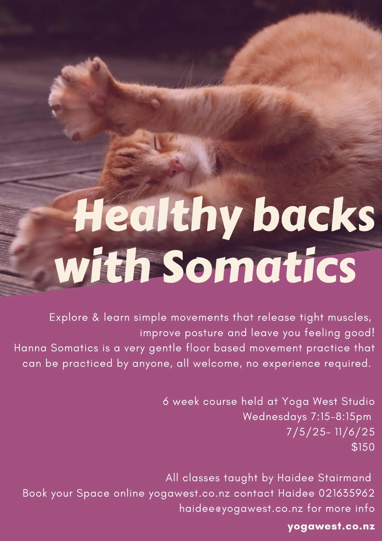 Somatics with Haidee Stairmand 