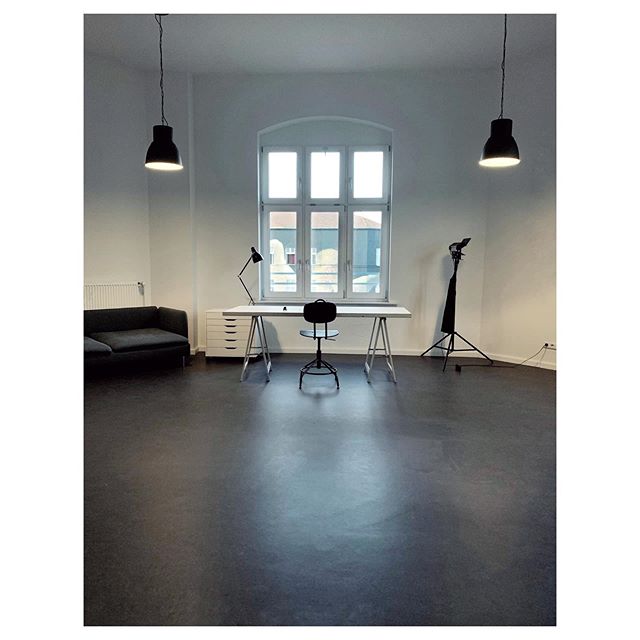 Studio with a view 🖤. #artistinresidence #berlin #artiststudio #berlinartist