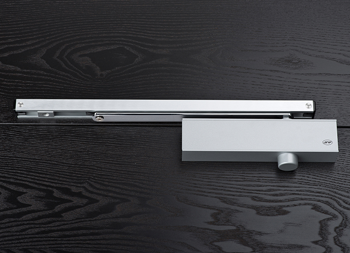Overhead Door Closer with Sliding Rail