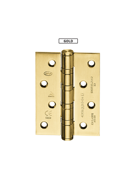 Hinge with 4 Ball Bearings Gold