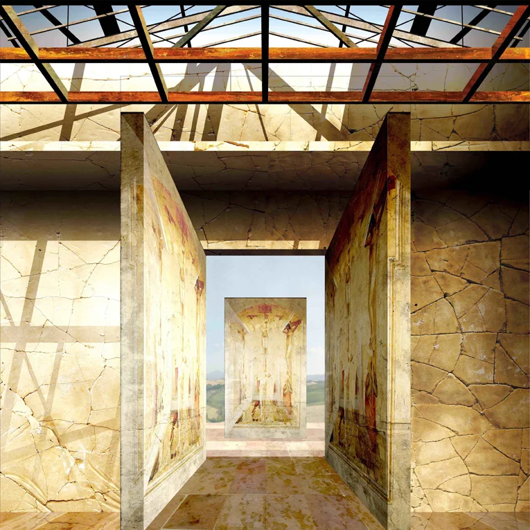 Frescoes in a Landscape