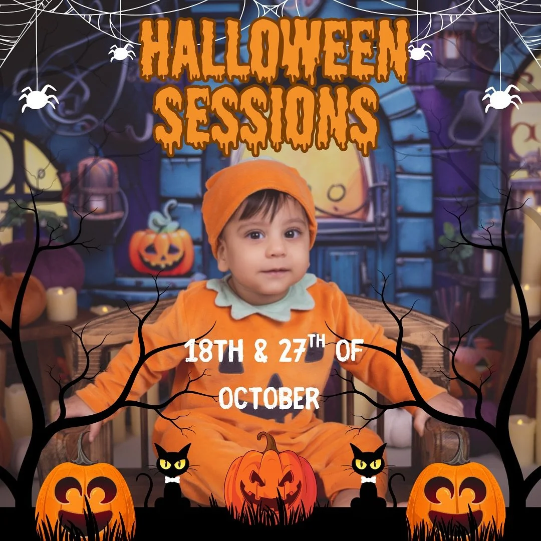 Halloween, Autumn &amp; Fireworks 
18th &amp; 27th of October 
Pick your mini sessions&hellip;
1 mini session - &pound;35
2 mini sessions - &pound;55
All 3 mini sessions - &pound;65

Studio based in Staines TW18 
Message to book 

#surreyfamilyphotog