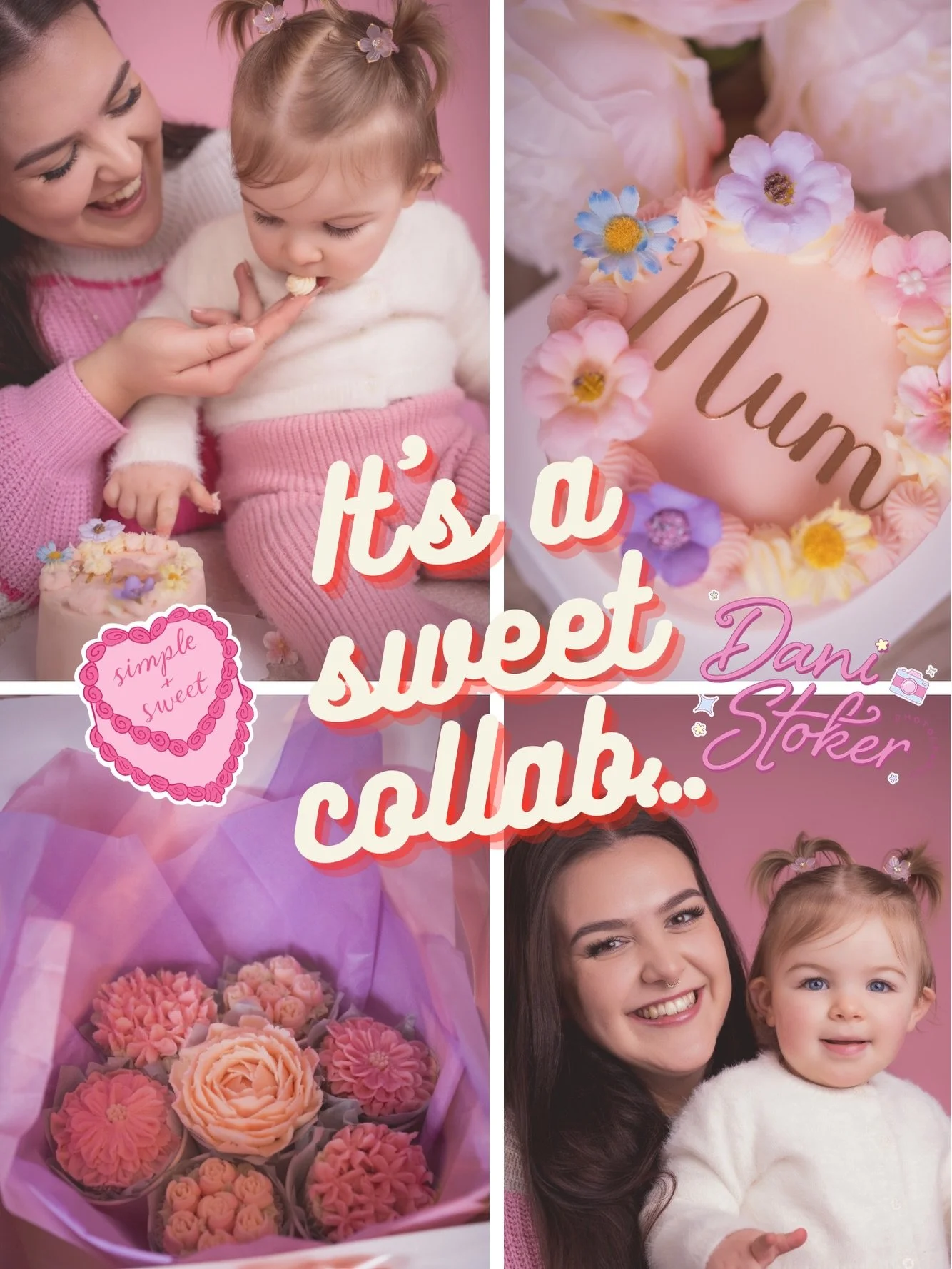 🌸✨ Sweet Collaboration Alert! ✨🌸

There&rsquo;s nothing more special than capturing those precious mummy &amp; me moments&hellip; and now they come with an extra treat! 💕

When you book in for a Mummy &amp; Me session or voucher with Dani Stoker P