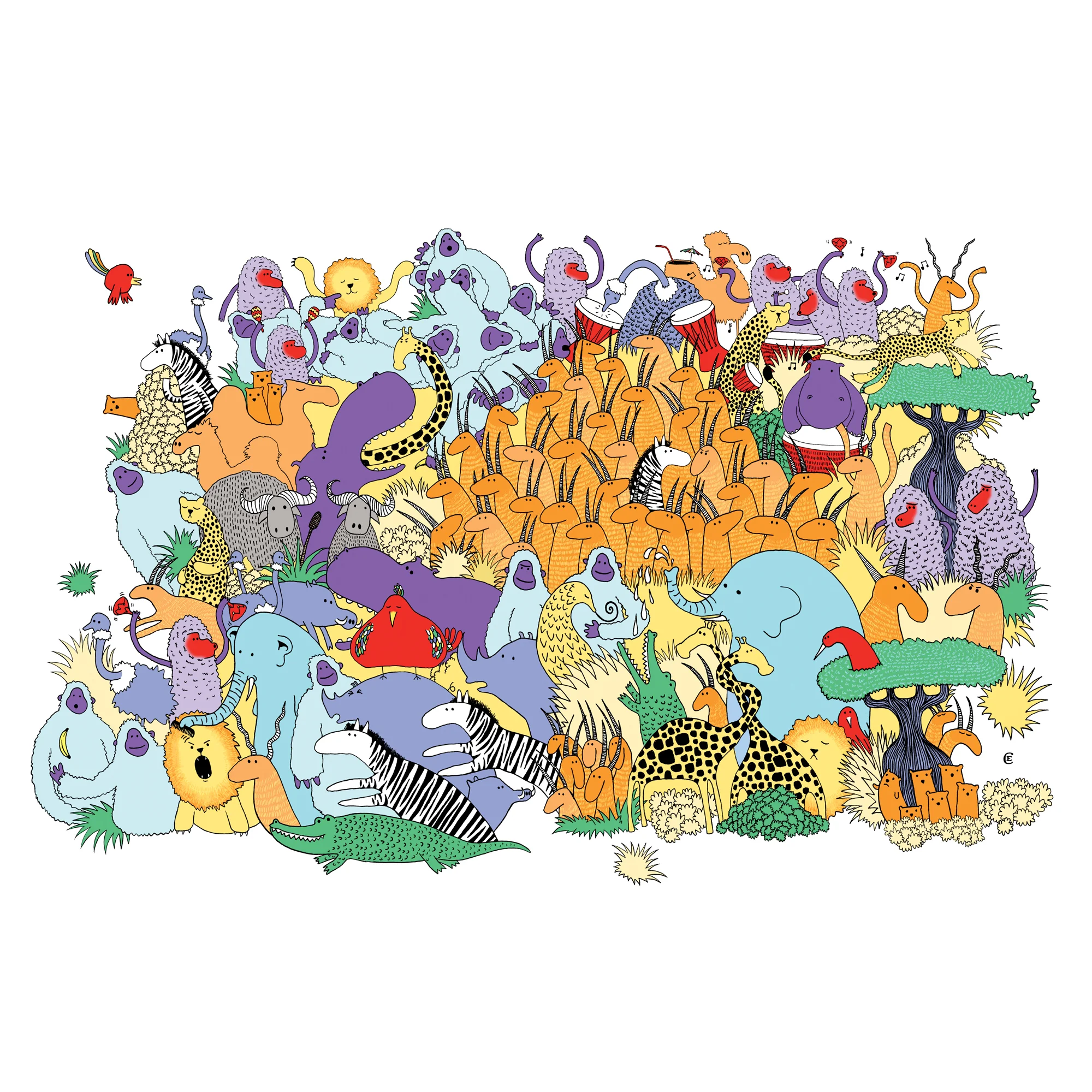 Animal party print