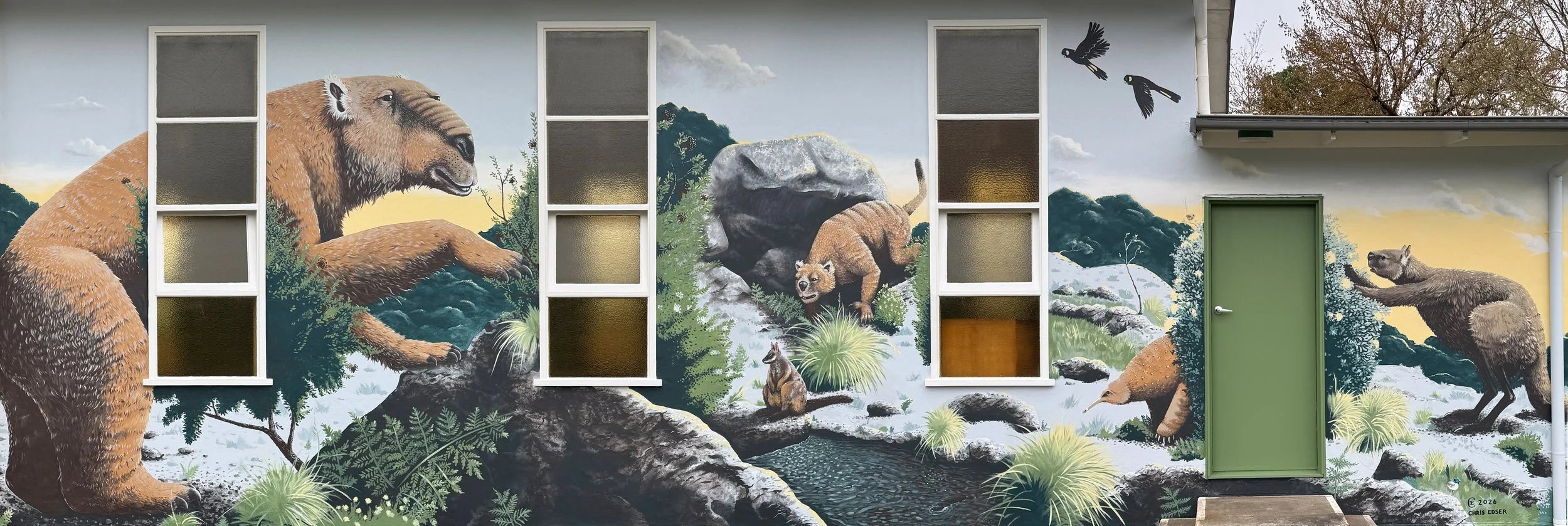 Buchan Megafauna Mural full image