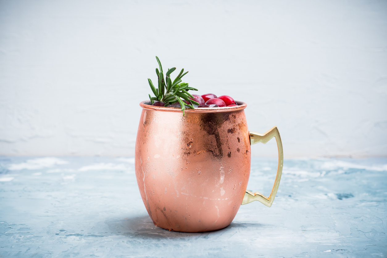 Sparkling Holiday Mule Mocktail