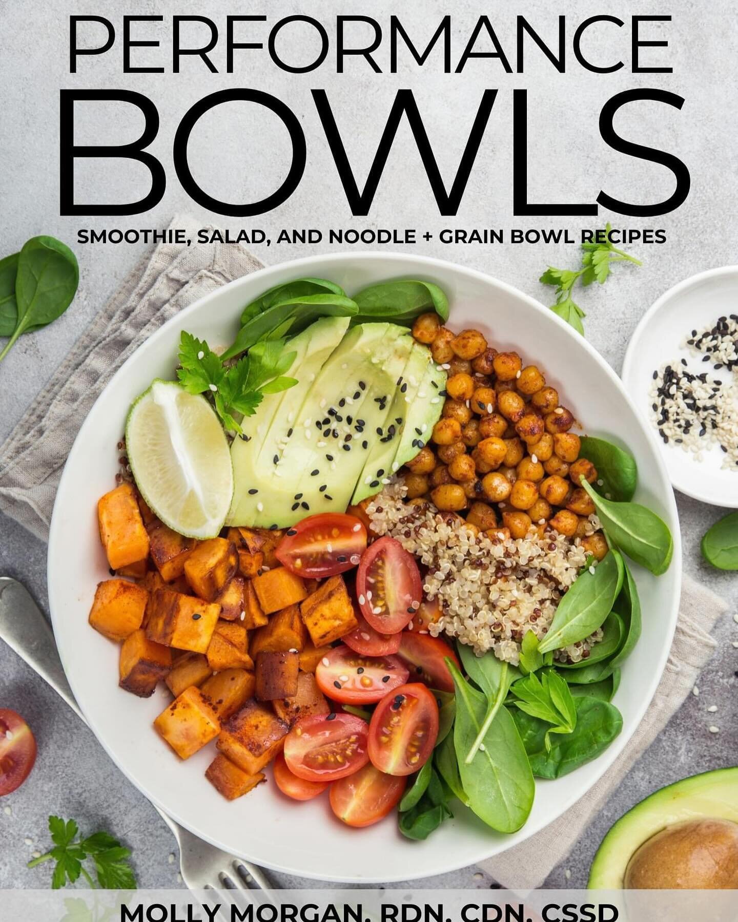 I&rsquo;m excited to share with you something NEW..... a digital cookbook: PERFORMANCE BOWLS a collection of Smoothie, Salad, and Noodle + Grain Bowl Recipes.

https://www.creativenutritionsolutions.com/shop/performance-bowls-smoothie-salad-and-noodl