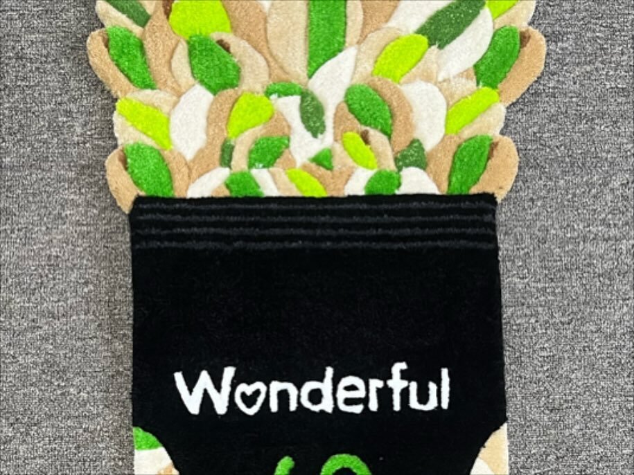 The cutest thing arrived today!! I won this amazing custom rug from @wonderfulpistachios by @happy.rugs &hellip; it&rsquo;s incredible! And will be a permanent feature in my home office.

I encourage you to jump over and check out their pages, maybe 