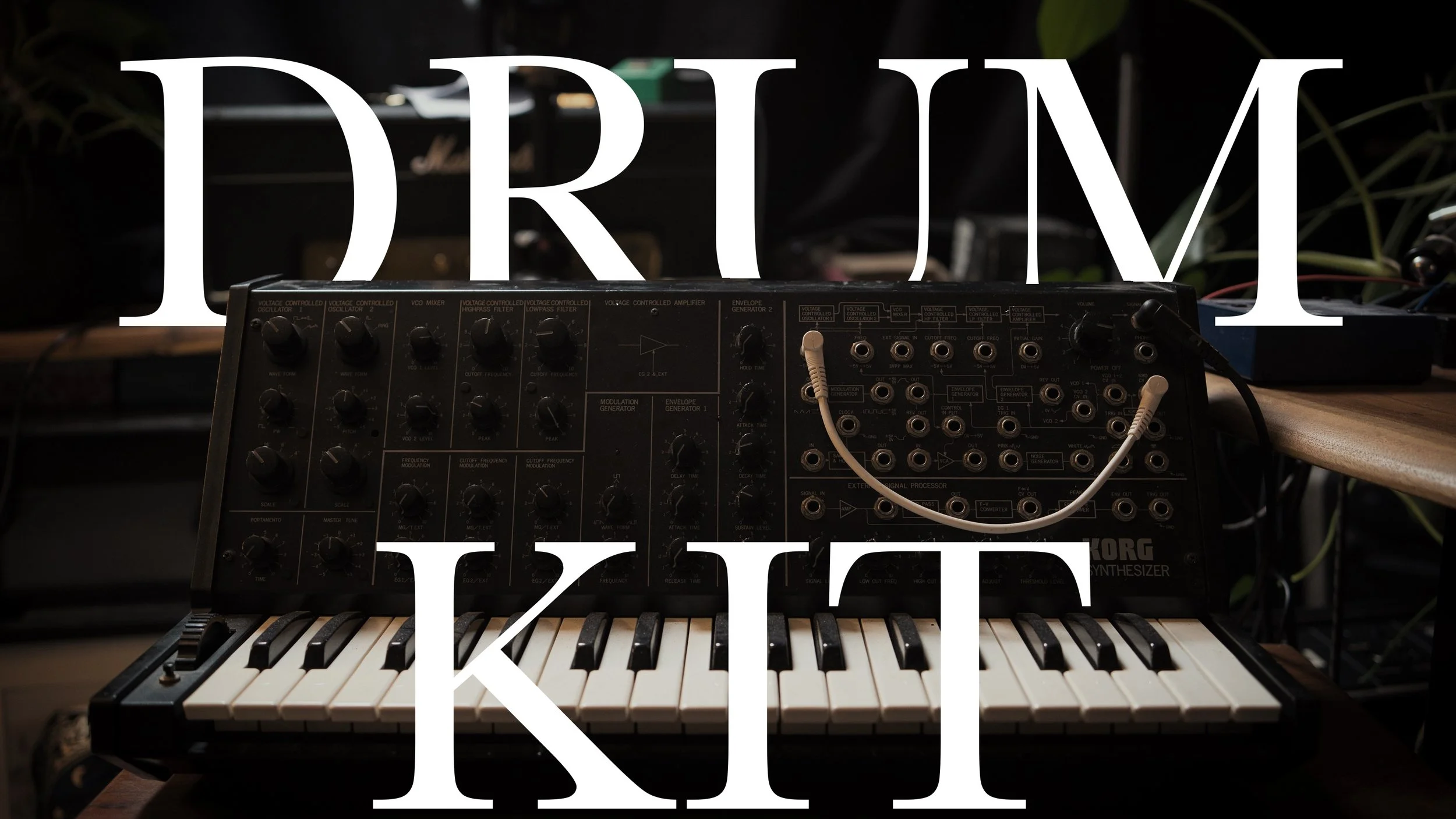 How I make drum sounds on synths (A love letter to the KORG MS-20)