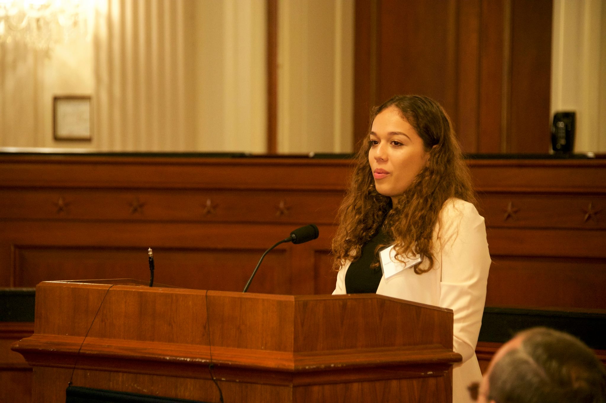 Georgetown University Senior Karen Larios (Photo by AJCU)