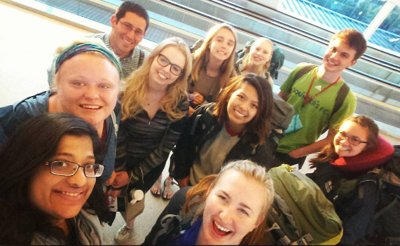 Seattle University Delegation Departing for WYD & Magis (Photo by Seattle University)