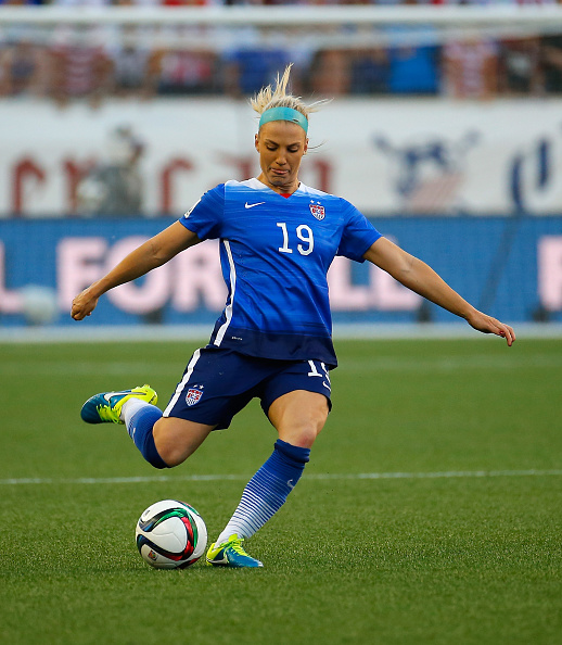 Julie Johnston (Santa Clara University '14) will play soccer for Team USA (Photo: Denis Concordel)