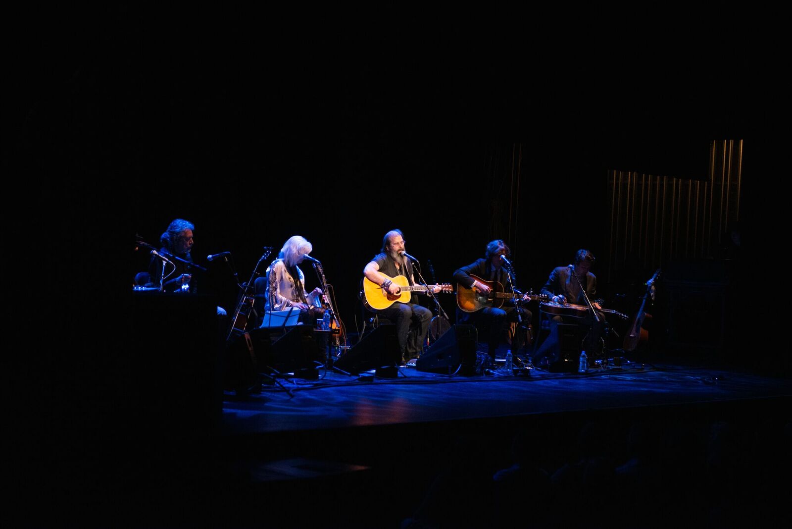 Artist line-up at Pabst Theater, Milwaukee, WI (Photo by Jesse Lee, Marquette University)