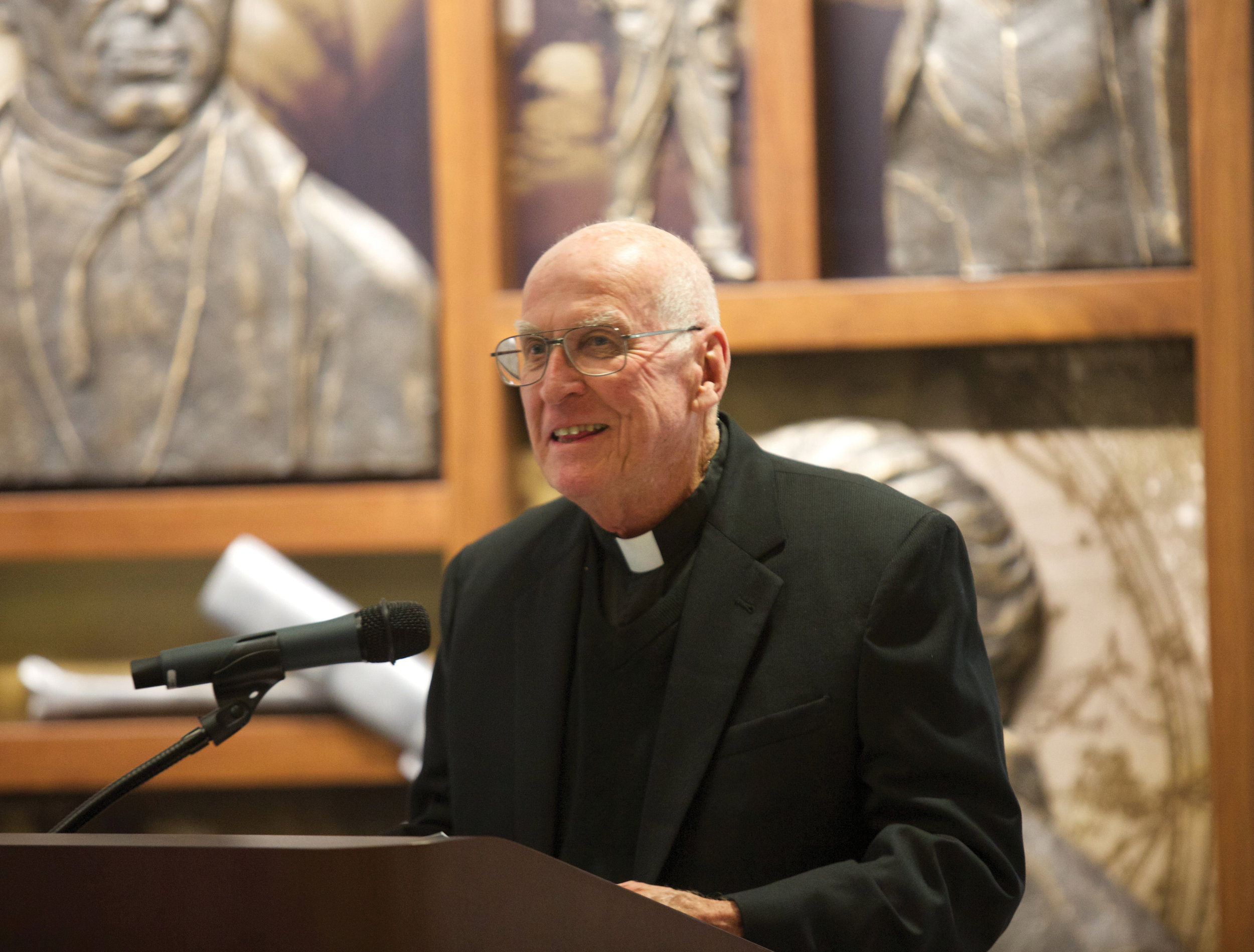 Rev. George Coyne, S.J. (Photo by Le Moyne College)