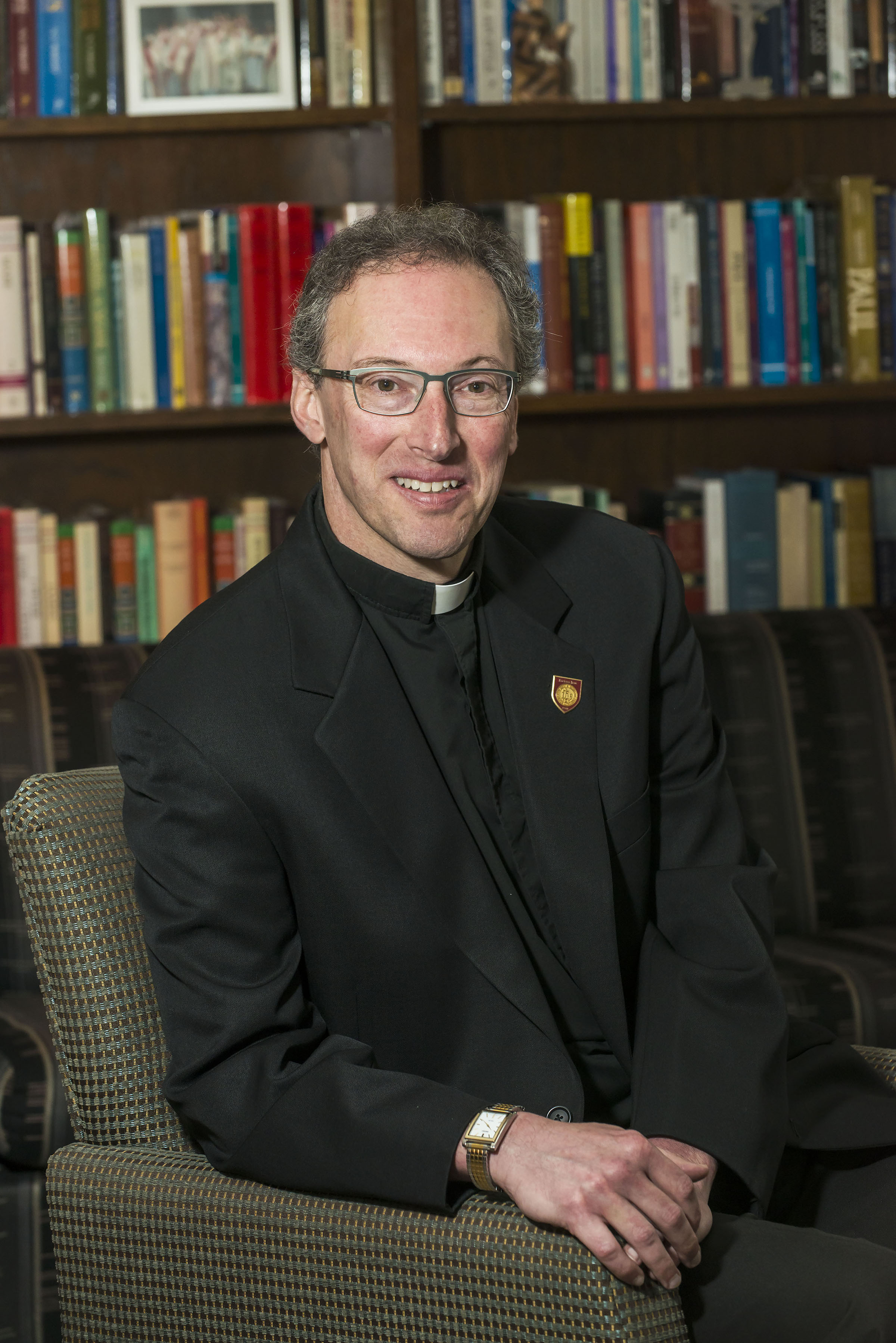 Rev. Thomas Stegman, S.J. (Photo by Lee Pellegrini, Boston College)